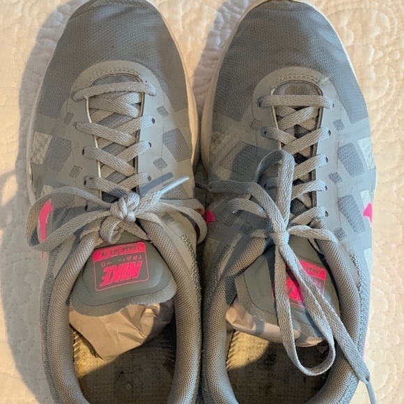 Nike Lunar Lux Training Shoe Grey/Pink - Picture 7 of 8